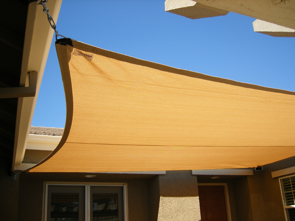 Goodwin-Cole Shade Sail installation 