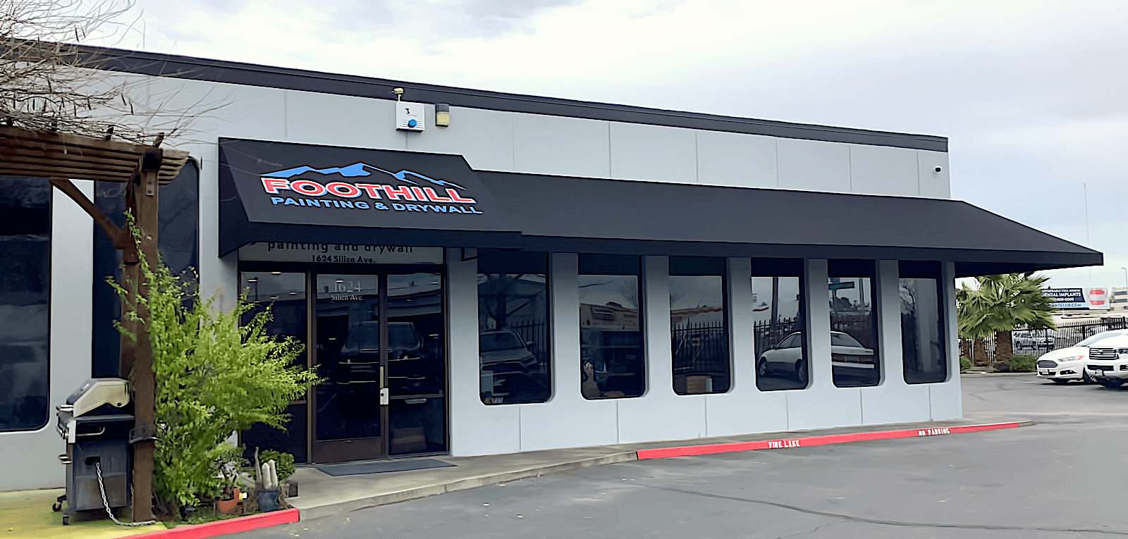 Commercial Fixed Awning - Custom Graphics