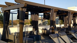 commercial freestanding pergola 1