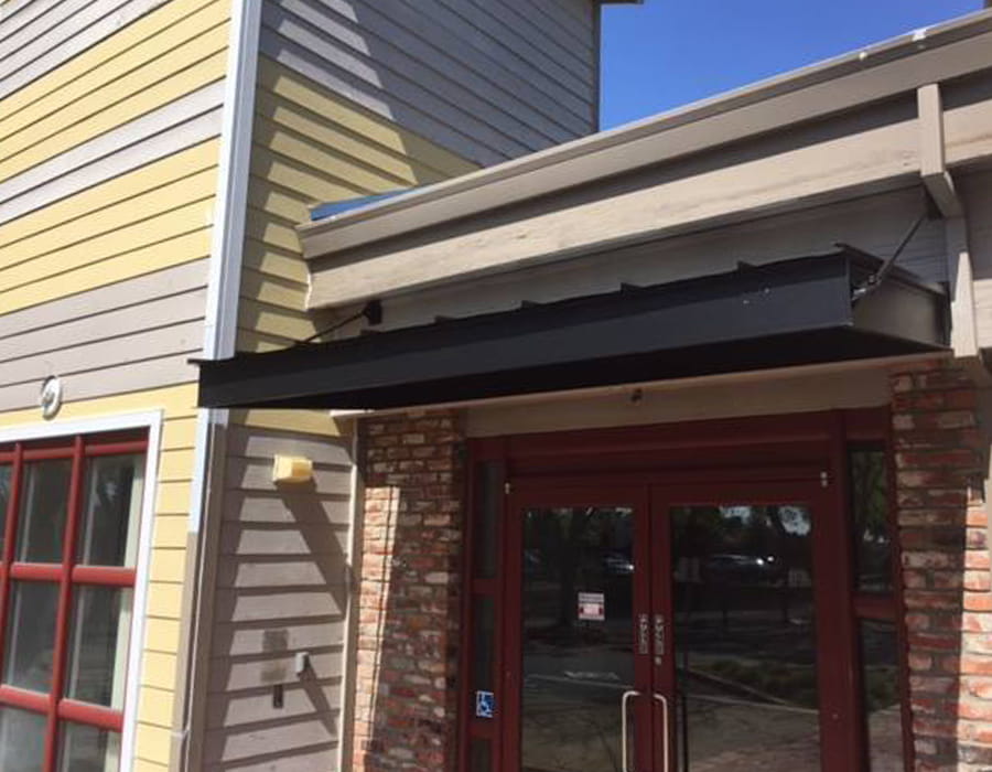 commercial metal awning 3