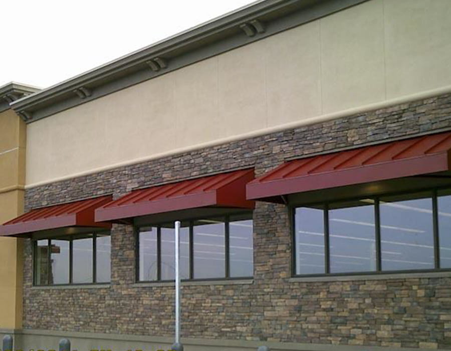 Metal Awnings Commercial
