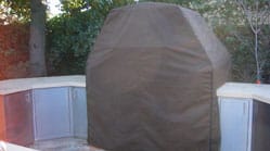 Barbecue custom made grill cover.