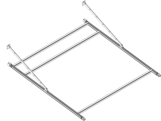 Cantilevered awning