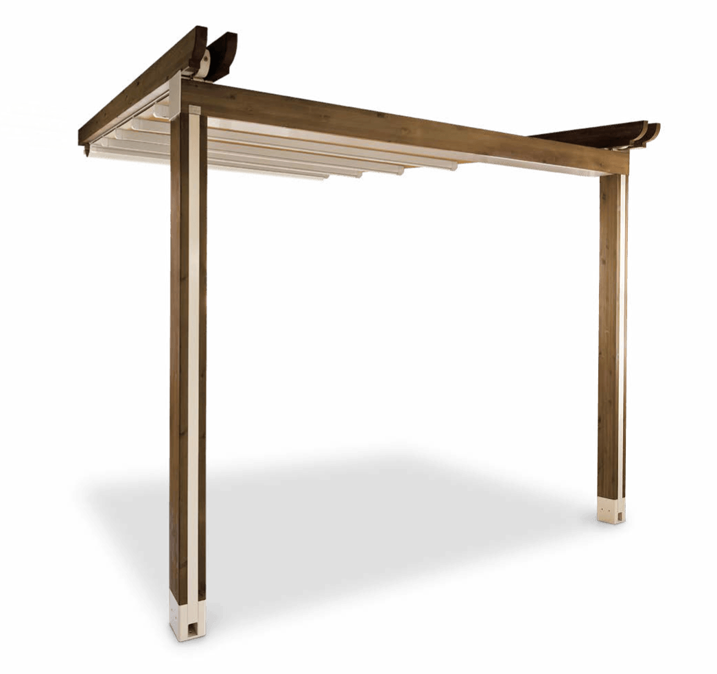 wood pergola