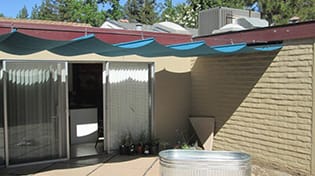 residential slide wire canopy gallery 2