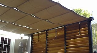 residential slide wire canopy gallery 4